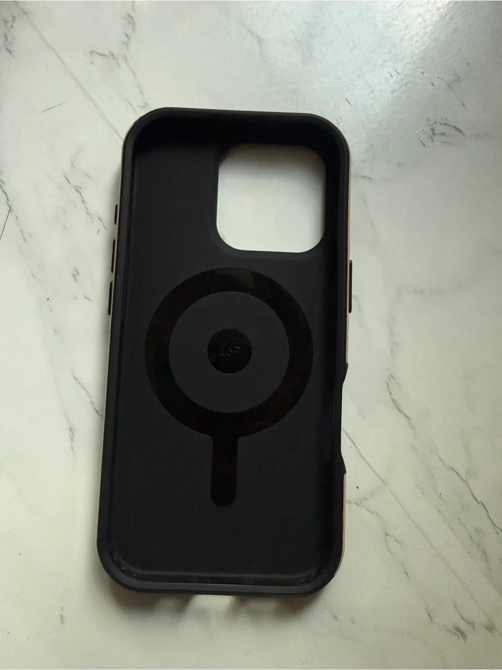 Brown & Cream Striped iPhone 16 pro Case